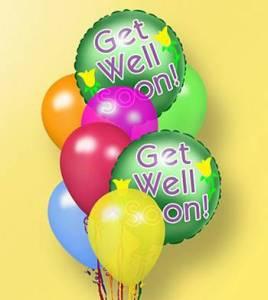 Get Well Latex Mylar Combo